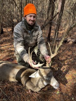 Austin White and his buck.